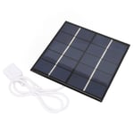 1.2W 5V Portable Solar Panel Charger For Phone Power Bank 3.7V Battery Polyc Hot