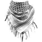 SOLDIER Scarf Scarf Militär Shemagh Taktisk Öken Keffiyeh med Tassel 43 x 43 Tum