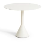 HAY - Palissade Cone Bord - Cream White - Ø90 cm - Utendørs spisebord - Ronan & Erwan Bouroullec - Hvit - Metall