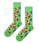 Happy Socks Unisex Christmas Gnome, Green, 42-46 UK