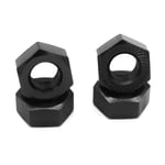 Tlily - 4 PièCes 17Mm M10 éCrou Hexagonal de Roue en MéTal NT002 pour jlb Racing cheetah 11101 21101 J3 Speed 1/10 PièCes de Mise à Niveau de Voiture