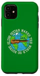 Coque pour iPhone 11 Slide Guitar fait tourner le monde, guitariste de Lap Steel