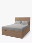 Koti Home Dee Upholstered Ottoman Storage Bed, Double