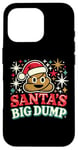 Coque pour iPhone 16 Pro Santa's Big Dump - Funny Xmas Pajamas Christmas Poop