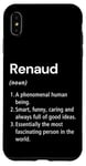 Coque pour iPhone XS Max Renaud Définition du nom Dictionnaire amusant