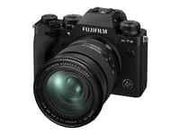 Appareil photo Système sans miroir Fujifilm X Series X-T4 Appareil photo numérique - sans miroir - 26.1 MP - APS-C - 4K / 60 pi/s - 5x zoom optique Objectif XF 16-80mm R OIS WR - Wi-Fi, Bluetooth...