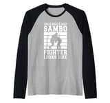 This is what a great Sambo fighter looks like - Sambo Raglan Baseball Tee