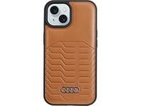 Audi Audi Synthetic Leather Magsafe Iphone 15 Plus / 14 Plus 6.7" Brązowy/Brown Hardcase Au-Tpupcmip15m-Gt/D3-Bn