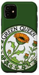 Coque pour iPhone 11 Green Queen Illustration Jardiniers