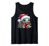 Christmas Hat Sea Turtle Turtles Tortoise Tank Top