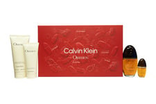 CALVIN KLEIN OBSESSION FEMME GIFT SET 100ML EDP + 15ML EDP + 200ML LOTION + 100M