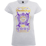 Harry Potter Honeydukes Purple Chocolate Frogs Women's Grey T-Shirt - XL