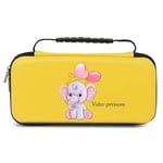 Etui pochette Switch lite jaune elephant ballon personnalisee