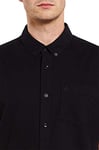 Volcom Everett Oxford SS Chemise boutonnée pour Homme, Nouveau Noir, M