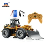 Huina RC Snow Plow Truck Remote Controlled Construction Vehicle 1:18 Scale 1586