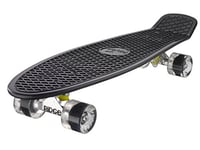 Ridge Retro 27 Skateboard complet Noir/Transparent 27'' x 7,5'' - 69 cm