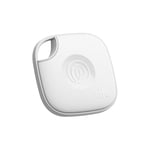 Tile by Life360 Mate (2024) - Tracker Bluetooth, détecteur de clés et localisateur d'objets pour clés, Sacs & Autres. Détecteur de téléphone. Compatible avec iOS & Android. Lot de 1 (Blanc)