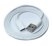 System-S Câble USB 2.0 de 100 cm pour Huawei M Pen 2 Pencil Blanc