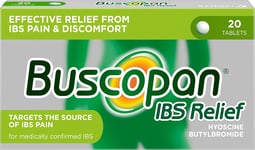 Buscopan IBS Relief - 20 Tablets,Abdominal Cramps,Pain,Discomfort