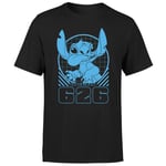 Lilo And Stitch Warning Experiment 626 Men's T-Shirt - Black - XXL