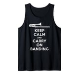 For Bass Trombone Player in Brass Band A Funny Trombone Joke Tank Top