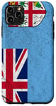 iPhone 11 Pro Max Fiji Flag Colours Fijian Gift for Fijians Case