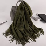 (Yksi koko31) Ylellinen merkki Talvipehmeä Lämmin Cashmere Huivi Naisten Villahuivit Syksy Poncho Miesten Naisten Pashmina Nainen Foulard Bufanda