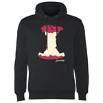 Disney Princess Colour Silhouette Snow White Apple Hoodie - Black - L - Black