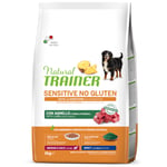 Natural Trainer Sensitive No Gluten Adult Medium/Maxi med lamm - Ekonomipack: 2 x 3 kg