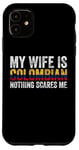 iPhone 11 Proud Husband of Colombian Wife Humor and Pride Vintage Case