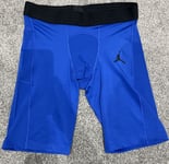 Men’s Nike Jordan Dri Fit Compression Biker Shorts Half Tights - CV8486 493 - L