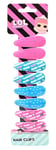 LOL Surprise Pack of 8 PVC Hair Clips in Pink and Blue