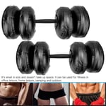 (20-25kg Black)20-25 KG Adjustable Weight 2 PCS Water Filled Dumbbells For Men