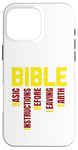 Coque pour iPhone 16 Pro Max INSTRUCTIONS DE BASE AVANT DE QUITTER LA TERRE - B.I.B.L.E