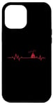 iPhone 12 Pro Max My Heart beats for Sailing Heart Line Case