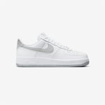 Nike Unisex Air Force 1 Low ’07 White/Light Smoke Grey Leather - Size UK 8