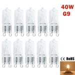 10x G9 Halogen Bulbs 40w Warm Whtie Filament Lamp Replace Led Bulb 230v Uk