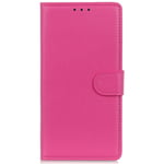 Xiaomi 14 Pro PU Litchi Skin Flip Deksel med Lommebok - Rosa