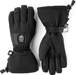 Hestra Heater Gauntlet - 5 Finger Black/Black, 7