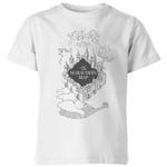 T-Shirt Enfant Carte du Maraudeur - Harry Potter - Blanc - 7-8 ans