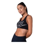 Nike Med Futura Bra T-Shirt Femme, Black/White, S