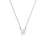 Swarovski Attract necklace Round cut  White Rhodium Plated NEW