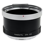 Fotodiox Pro Lens Mount Adapter, Bronica ETR Mount SLR Lens to Fujifilm G-Mount GFX Mirrorless Digital Camera Systems (such as GFX 50S and more)