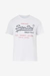 Superdry - T-shirt VL Heritage Relaxed Tee - Vit