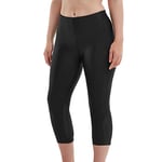 Altura Cuissard DE Cyclisme 3/4 SANSBRETELLES PROGEL Plus POURFEMMES Jambières pour Femmes, Noir, 44