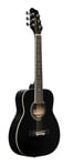 1/2 Noir Dreadnought Guitare Acoustique Avec Table En Bois De Tilleul