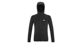 Polaire millet fusion grid hoodie noir homme