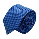 Ungaro, Cravate homme de marque Ungaro. Bleu à motifs carrés