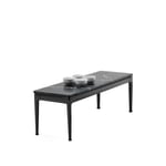 Flexform - Pico Side Table Chrome Base Marquinia Top - Småbord & sidebord - Hvit - Metall/Stein