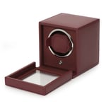 Wolf Cub Watch Winder 1 ur Rød Imiteret Læder 461126 - Unisex - Synthetic leather